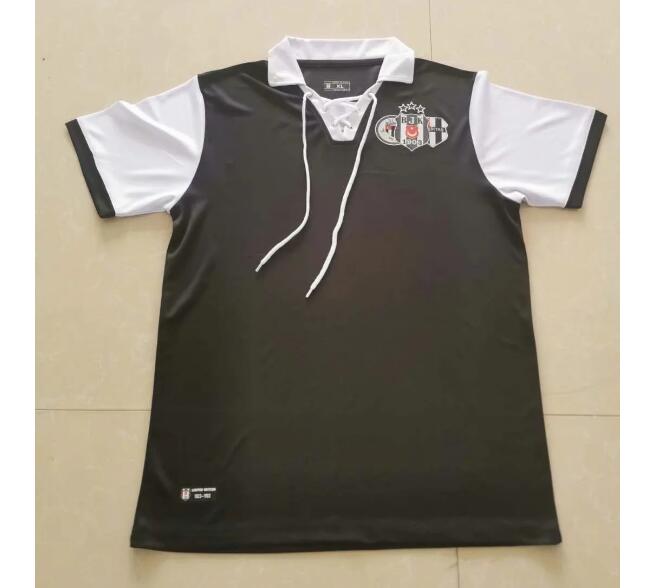 Besiktas 117-Years Nostalgia Black Soccer Jersey Shirt 2020/21